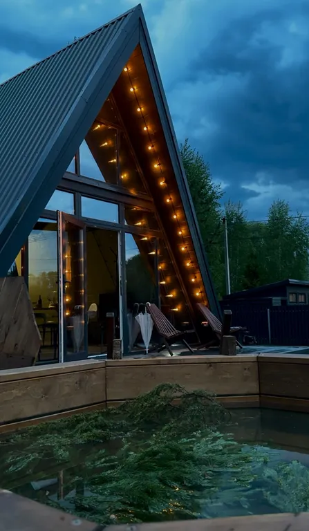 Коттедж Домик у реки с банным чаном и сап-бордами — аренда посуточно в Переславль-Залесский