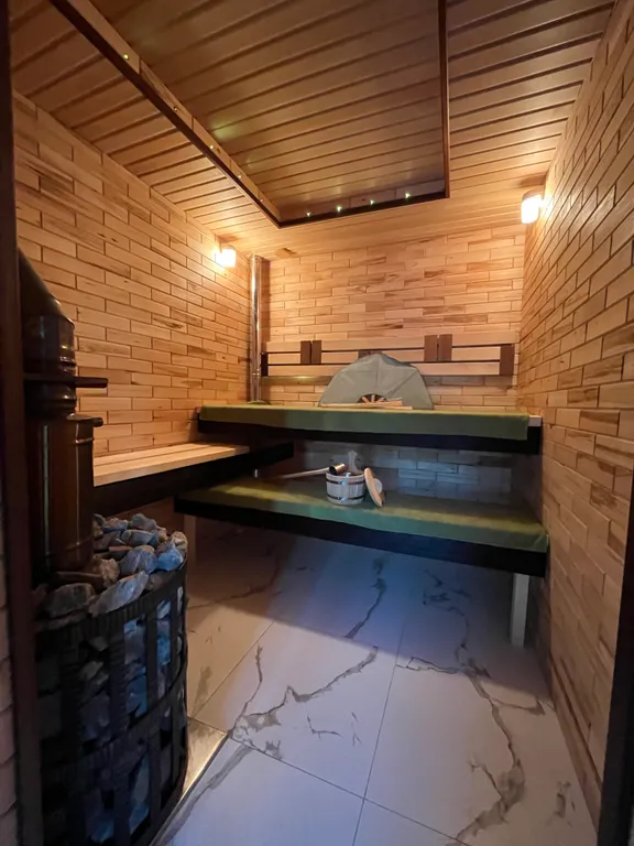 Дом-баня на участке 40 соток