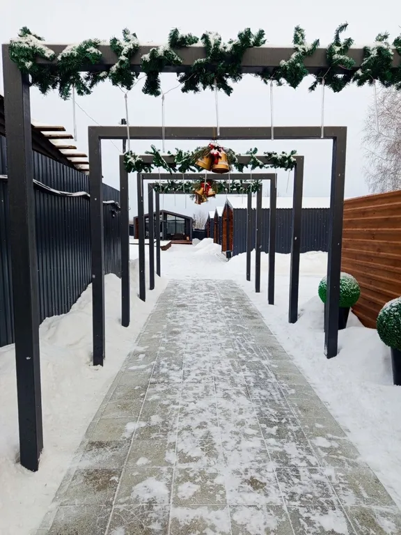 Дом с баней на дровах