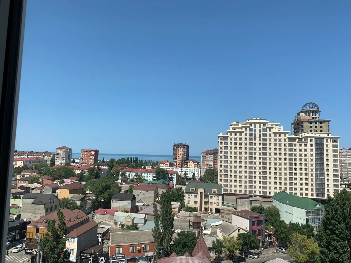 Вид из окна.