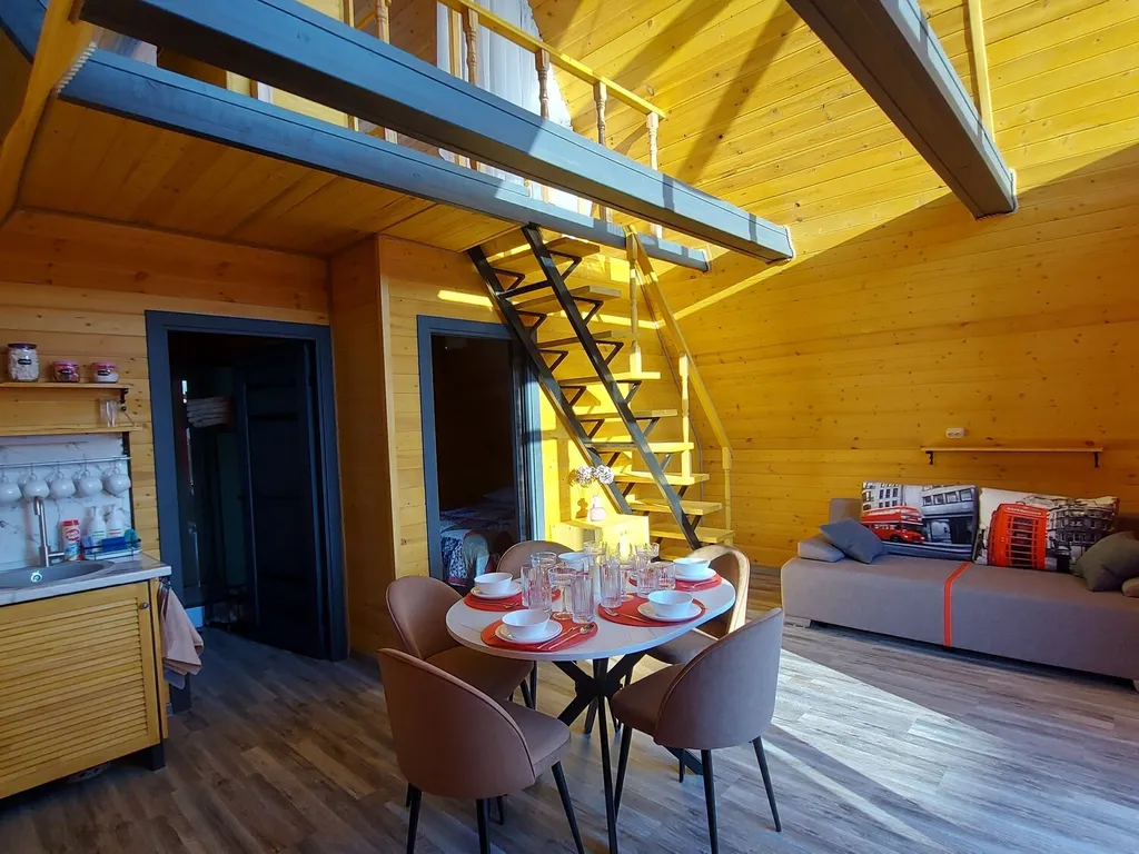 А-фрейм домик-2 в предгорье Адыгеи