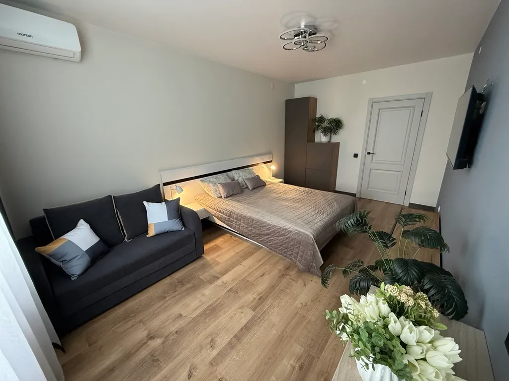 Уютная однокомнатная квартира на 4 гостей