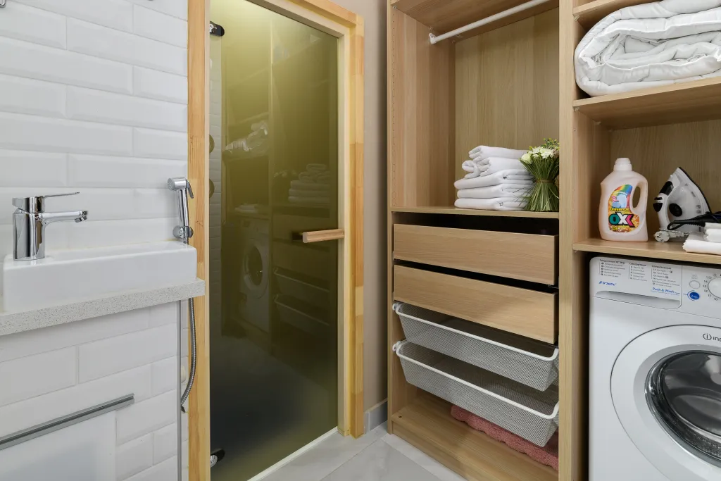 Студия с видом на сосны в Зеленогорске, закрытая территория