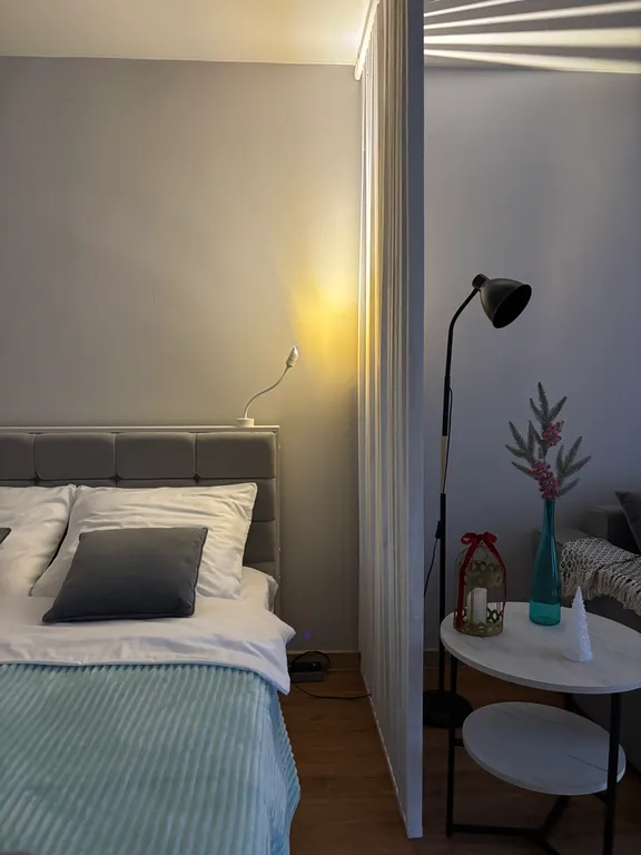 Уютная студия с видом на лес