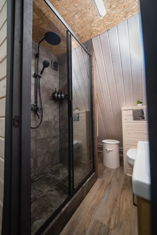 Сказочный дом для отдыха с панорамной банькой на дровах Hygge House