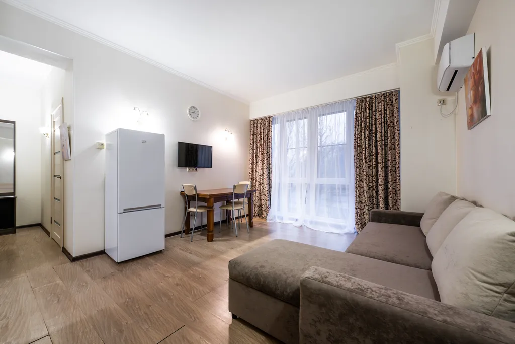 Классические апартаменты с двумя спальнями и ванной, 1 этаж