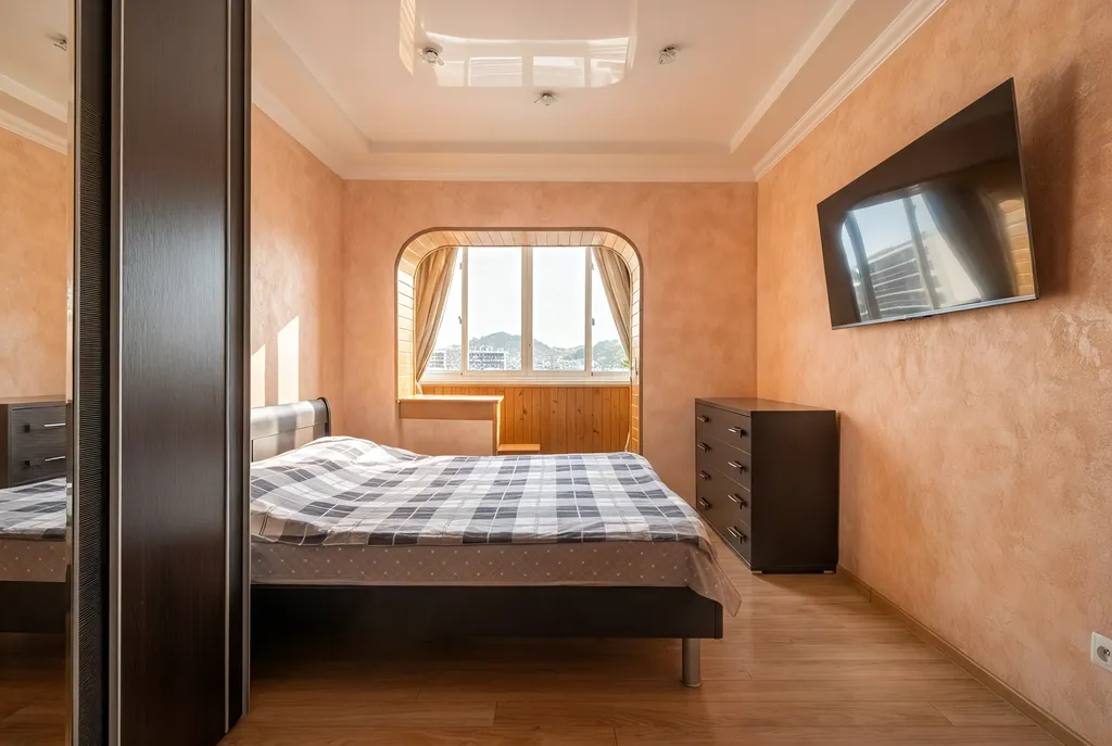 Уютная квартира с видом на море и город