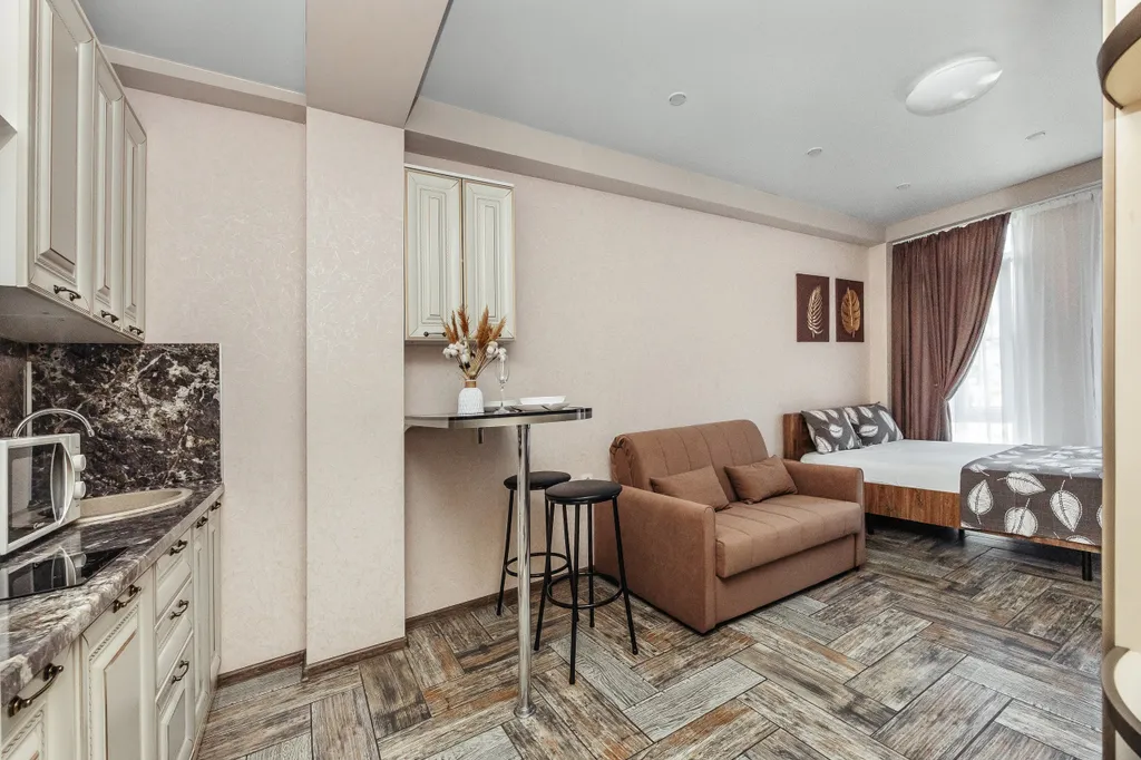 Квартира Квартира Уютная студия в парке Южных культур — Сириус