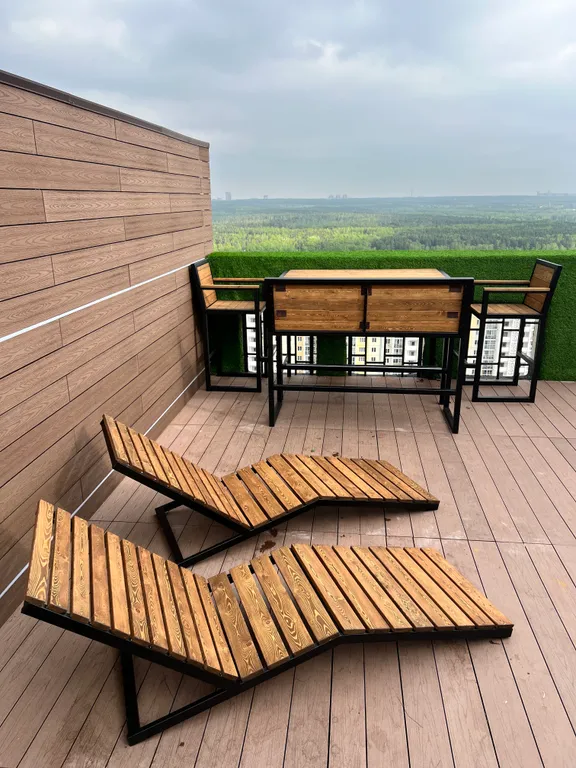 Студия 2 с панорамным видом на город