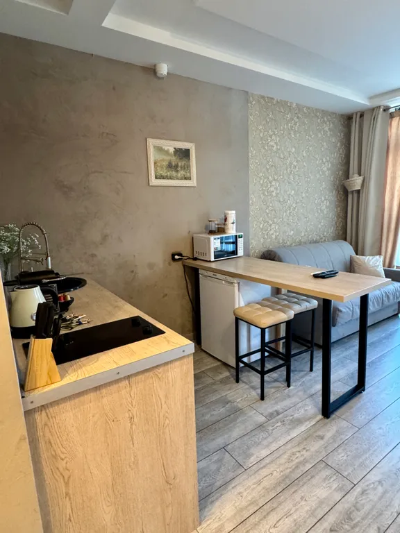 Охта прованс с биокамином и ванной комнатой