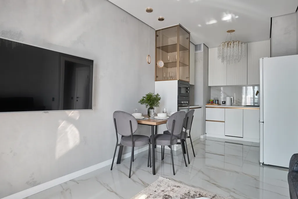 Современная квартира на одном из верхних этажей