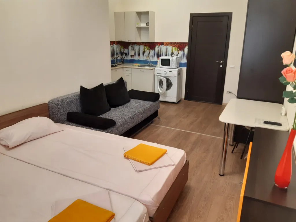 Двухкомнатная студия люкс в Гостевом доме Домашний