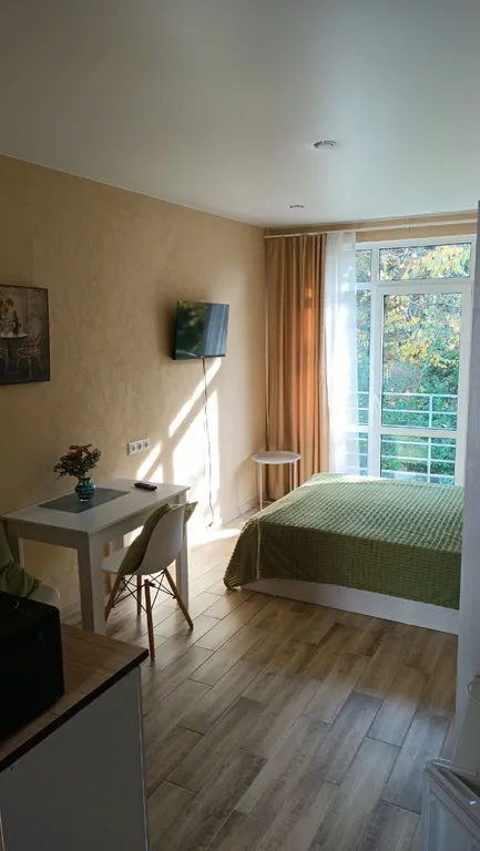 Апартаменты с кухней и балконом