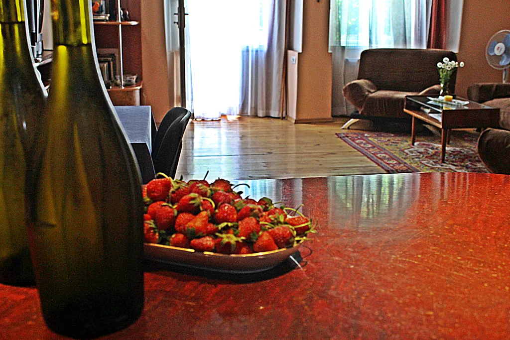 Двухуровневый апартамент с балконом в старом городе