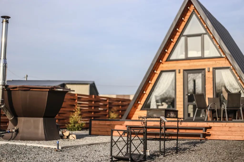 Коттедж А-фрейм 1 "Глэмпинг "Озерное" — аренда посуточно в Воронеж