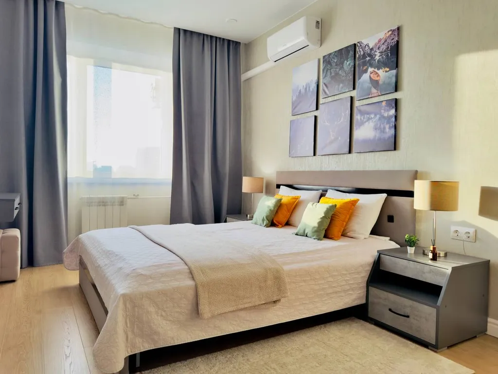 Квартира Квартира Студия с большой кроватью king size и видом на Енисей — Красноярск