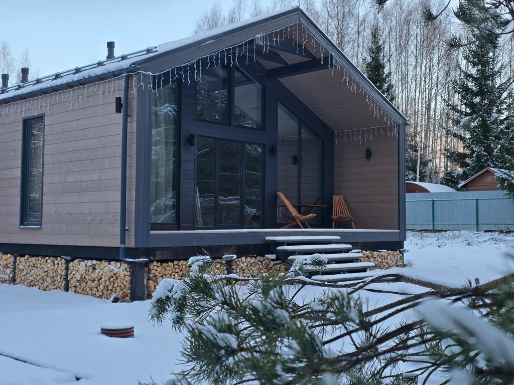 Дом ДАЧА №8 с мастер-спальней и видом на лес