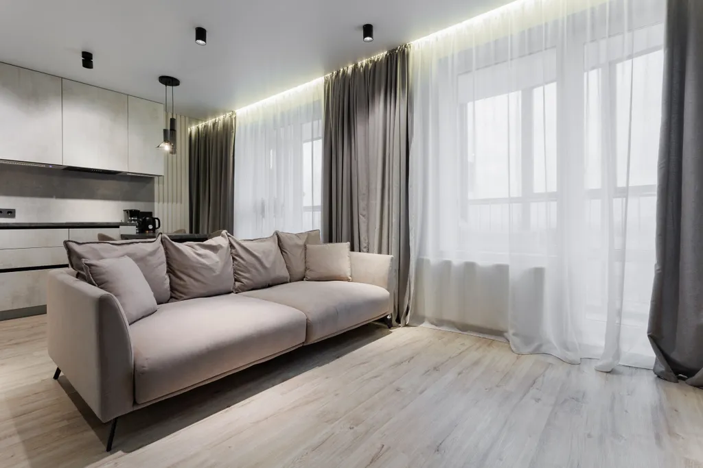 Студия премиум класса с видом на город