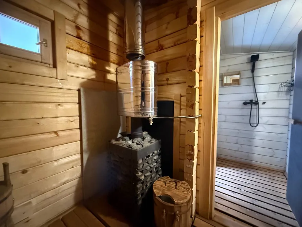 Skandi Белка загородный дом у пруда в подмосковье