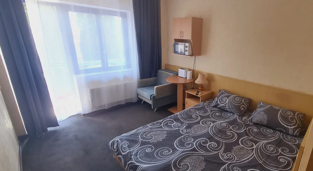 Трёхместный номер рядом с морем и аквапарком