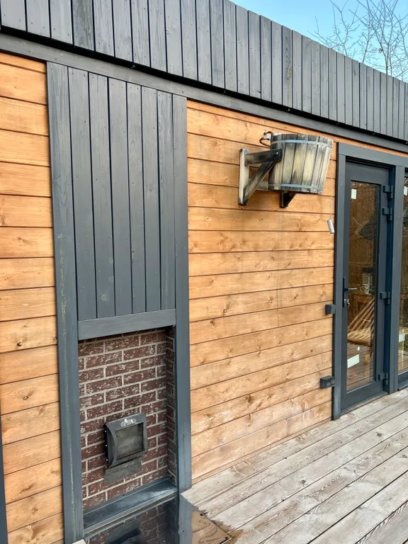 Коттедж НОРДЛИ+БРИМЭНС. Пространство для компании: два дома в лесу у реки — Горячий Ключ