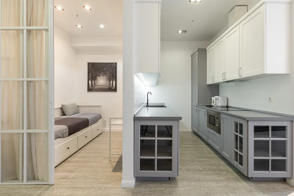 Апартаменты Барселона-Парк с видом на город с балконом