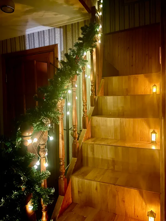 Уютный домик с камином