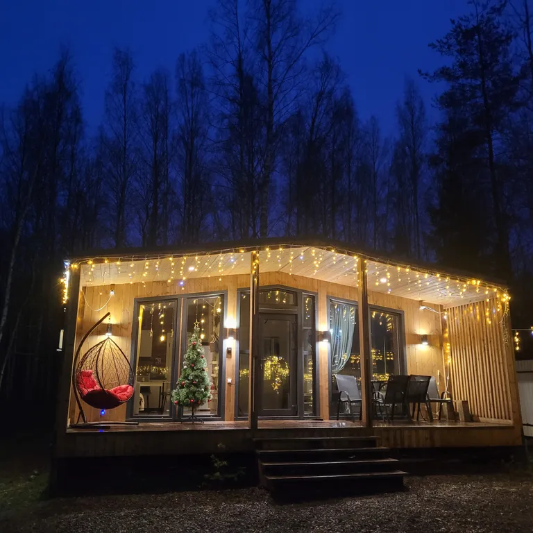 Коттедж Уютный домик с сауной и двумя спальнями — Кискелово