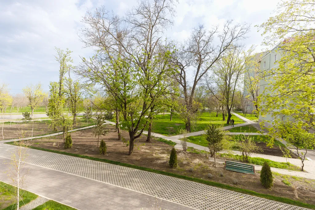 Квартира в новостройке с видом на парк