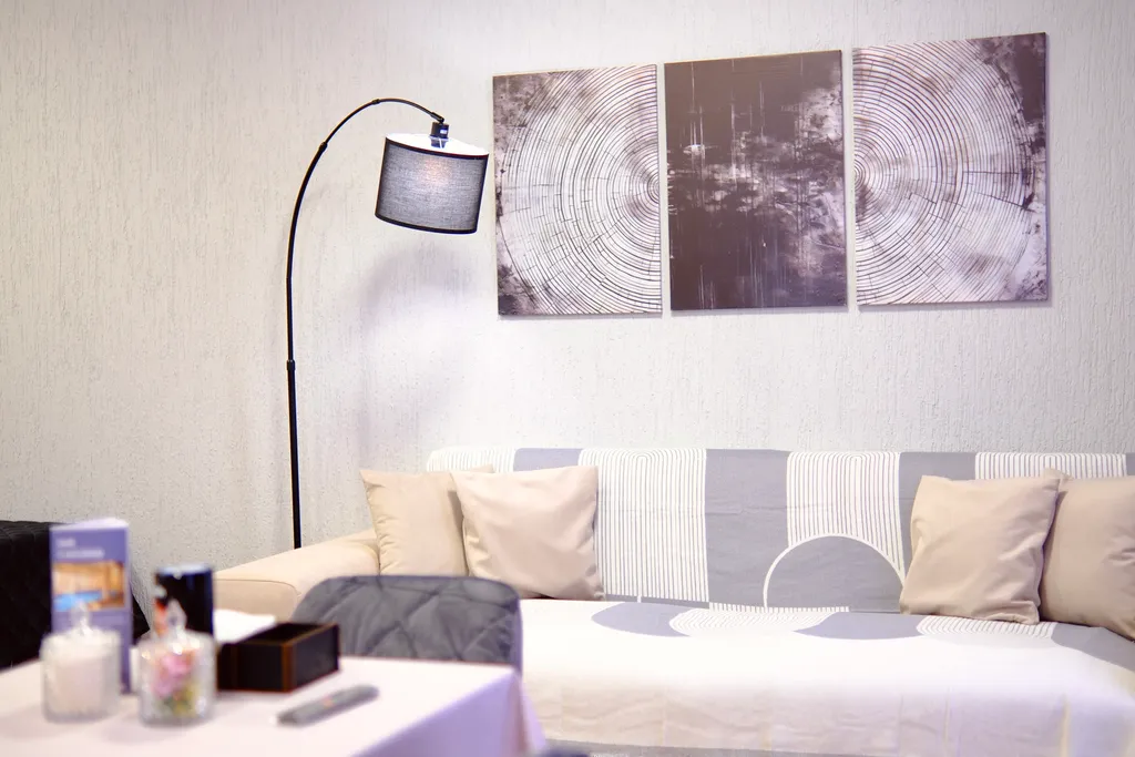 Студия с красивым видом