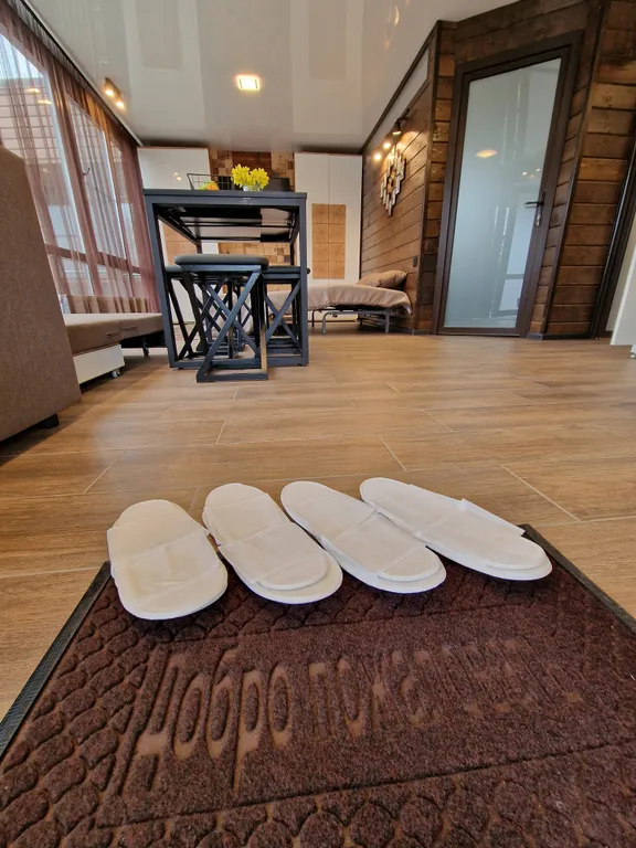 Дом с баней на дровах и банным чаном