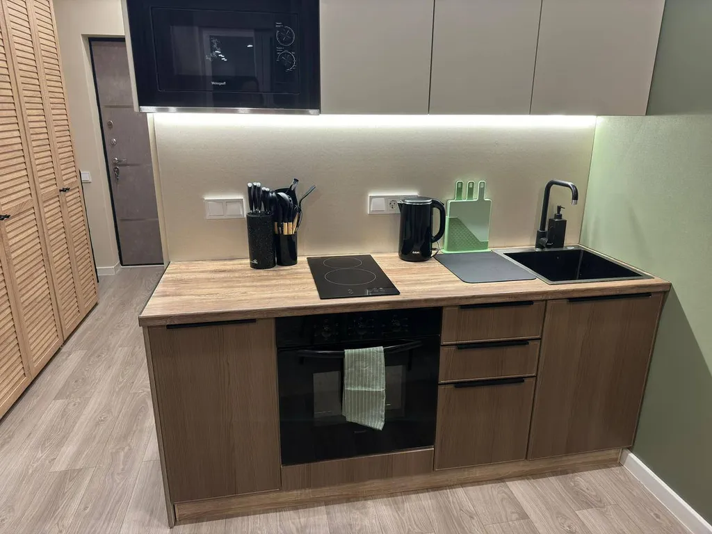 Студия рядом с рекой для трех гостей