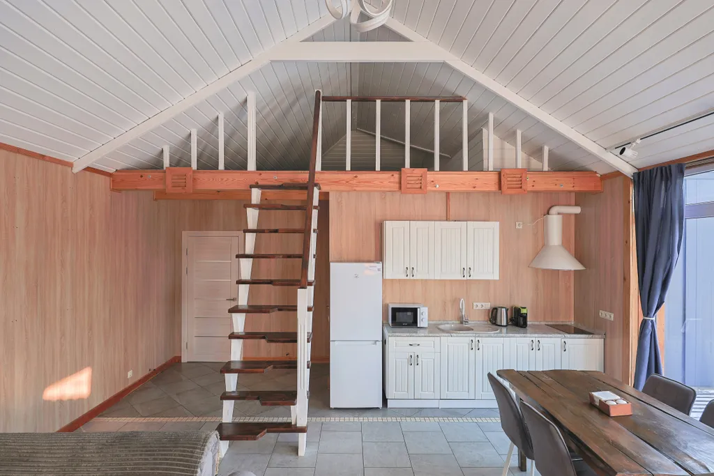 Коттедж Коттедж 3, barnhouse, современный одноэтажный дом с мансардой — Ногинск