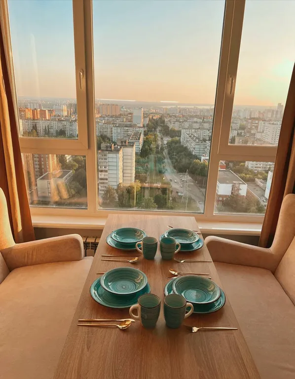 Квартира с панорамным видом на город