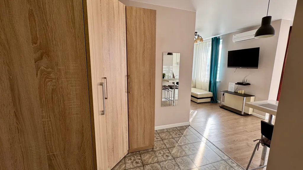 Апартамент с панорамным видом на Волгу и город