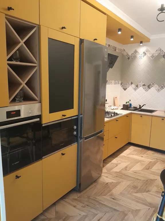 Уютная квартира с камином