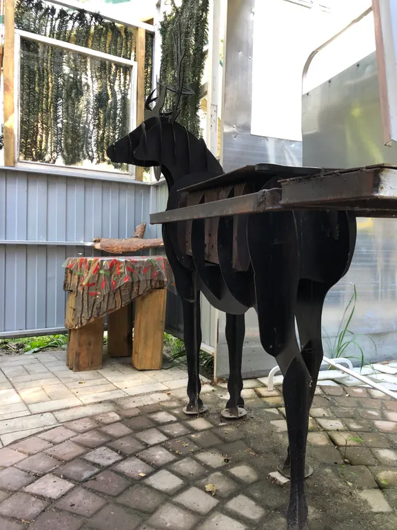 ТеремОК, дизайн сказки с финской сауной и мангал-олень