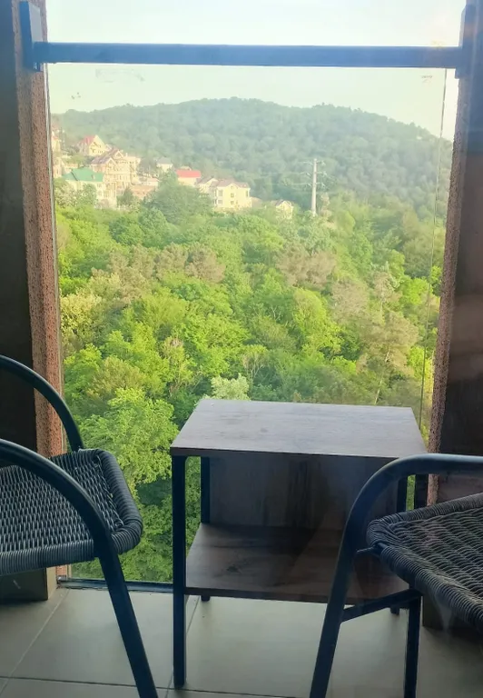 Уютная студия с видом на горы