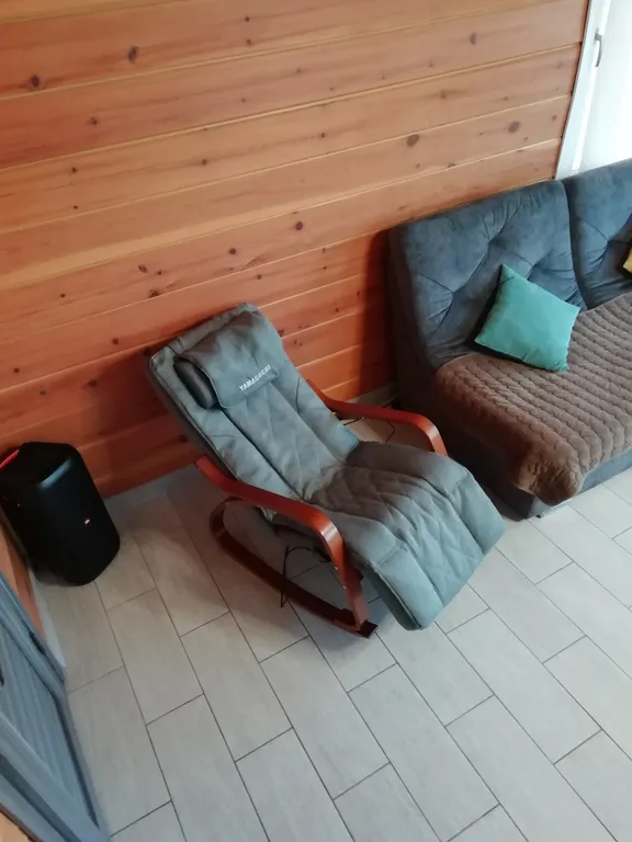 Дом из кедра, с видом на горы