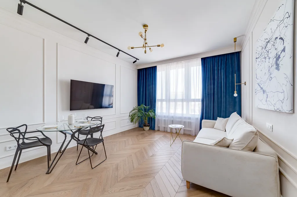 Квартира Квартира Дизайнерская студия smart host в жк "сердце столицы" — Москва