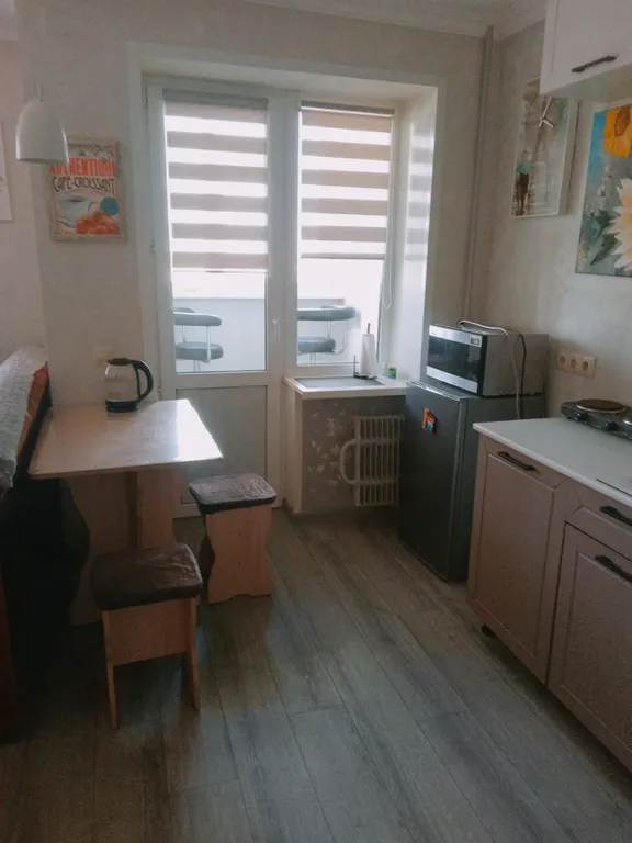 Студия с красивым видом