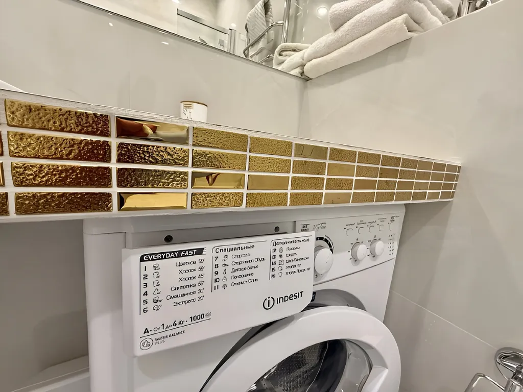 Светлая студия с бассейном на территории