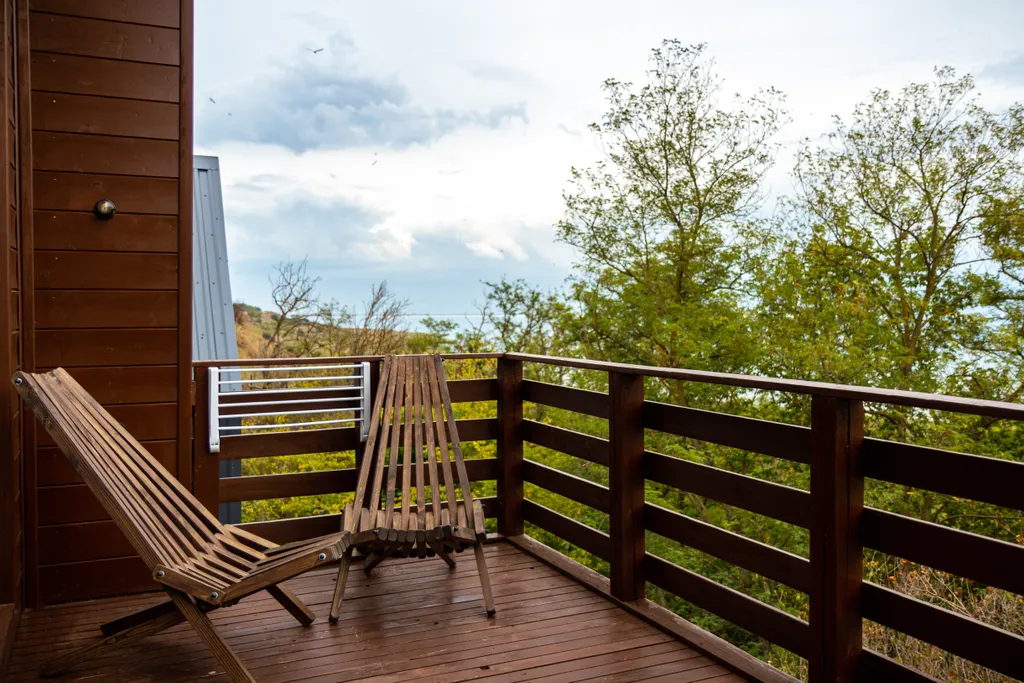 Четырёхместный барнхаус с видом на море