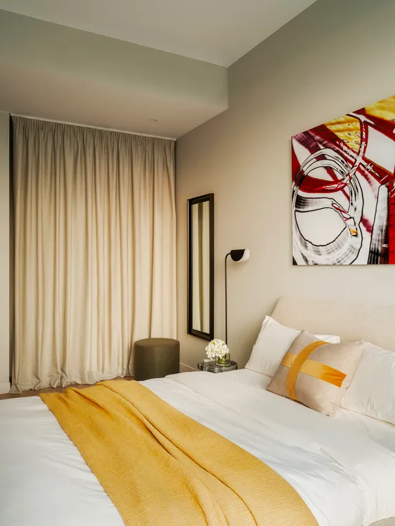 Видовые апартаменты с отдельной спальней