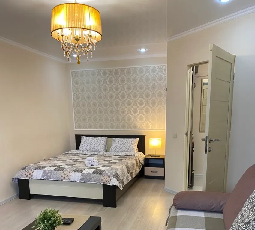 Однокомнатные апартаменты с видом на Кавказские горы