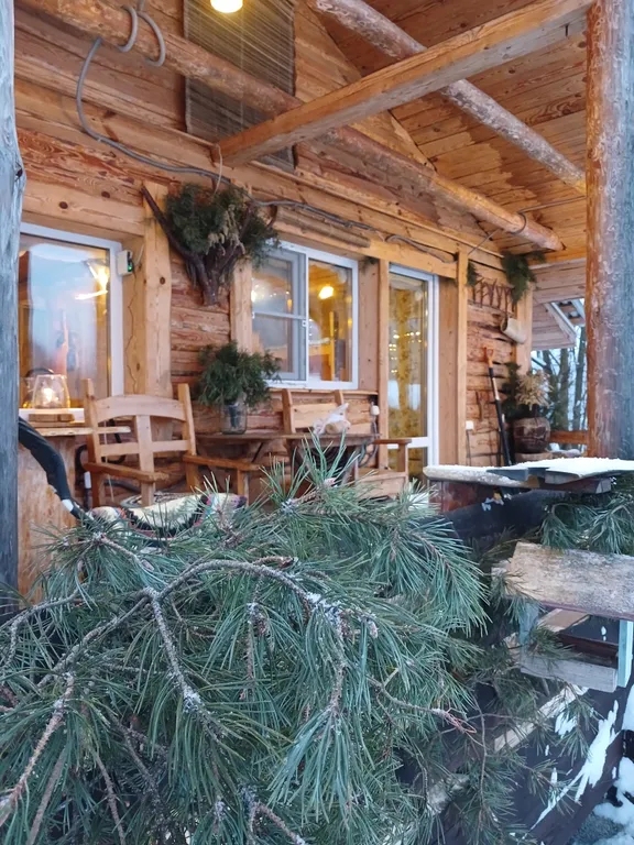 Дом у леса с камином на окраине для отдыха души и тела