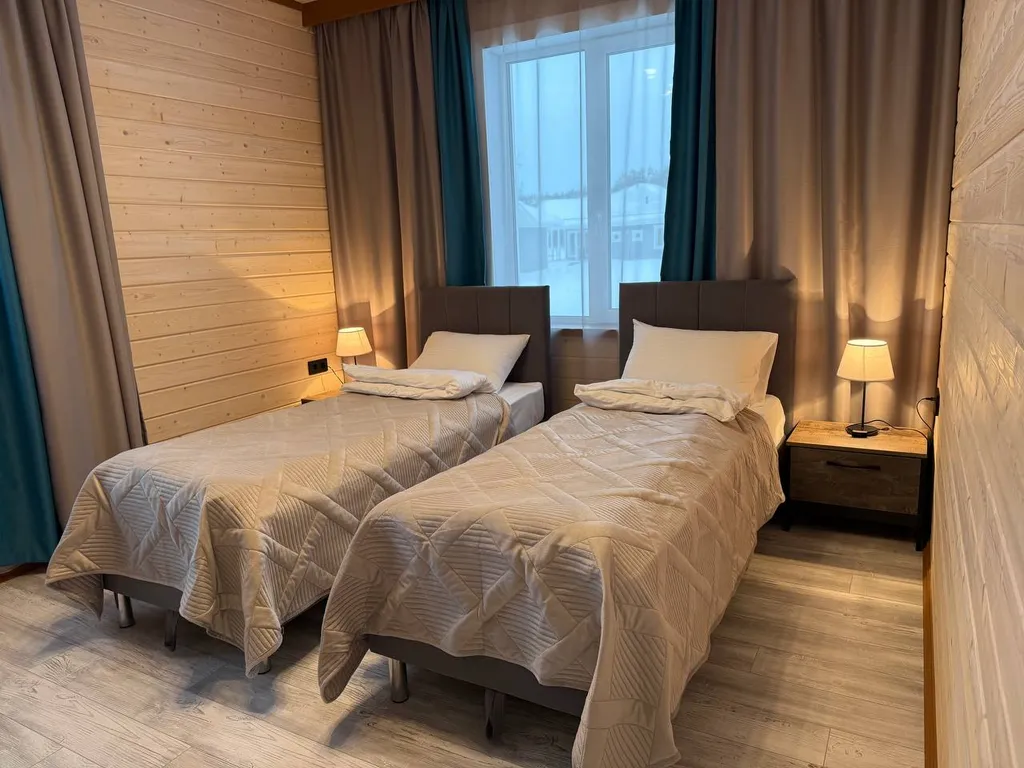 Дом с двумя спальнями на озере Сямозеро в Карелии