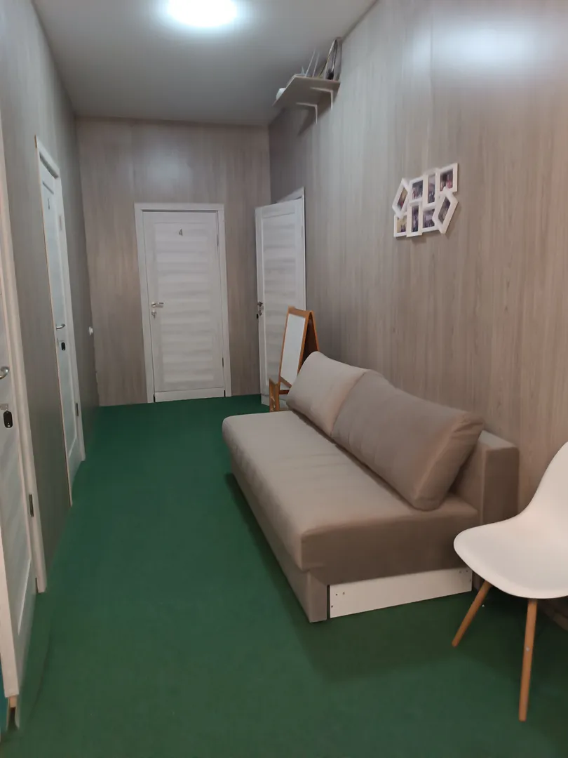 Просторный Холл, выход в туалет, во все комнаты и кухню-гостинную Просторный Холл, выход в туалет, во все комнаты и кухню-гостинную