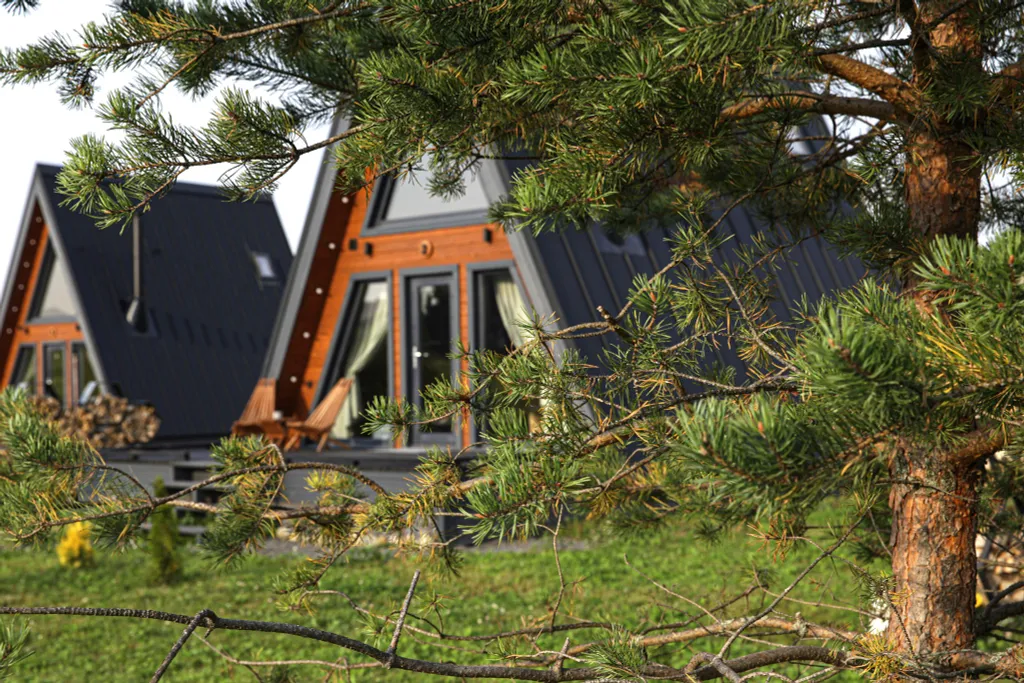 Коттедж Дом Афрейм светлый с подогреваемой купелью Лисичкино — Микли