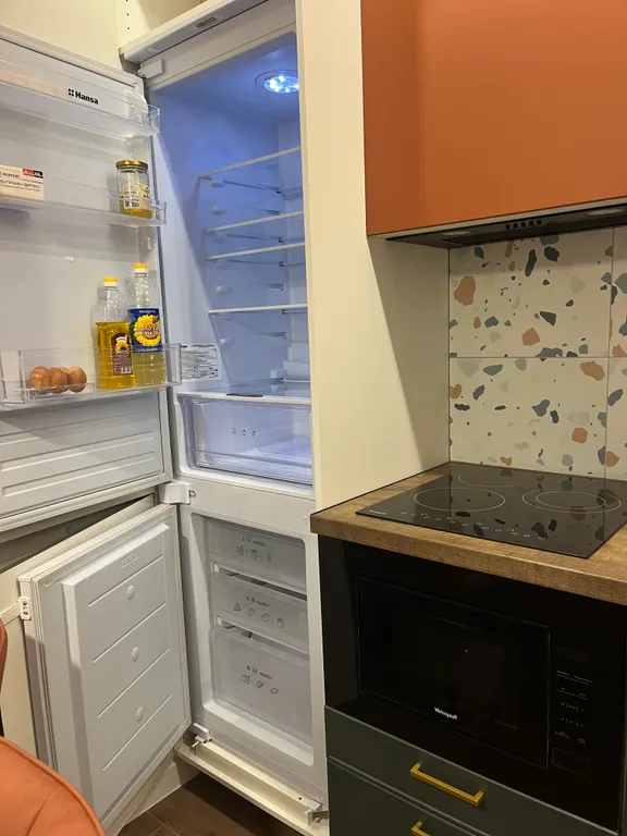 President lux с камином- однокомнатные апартаменты в центре города